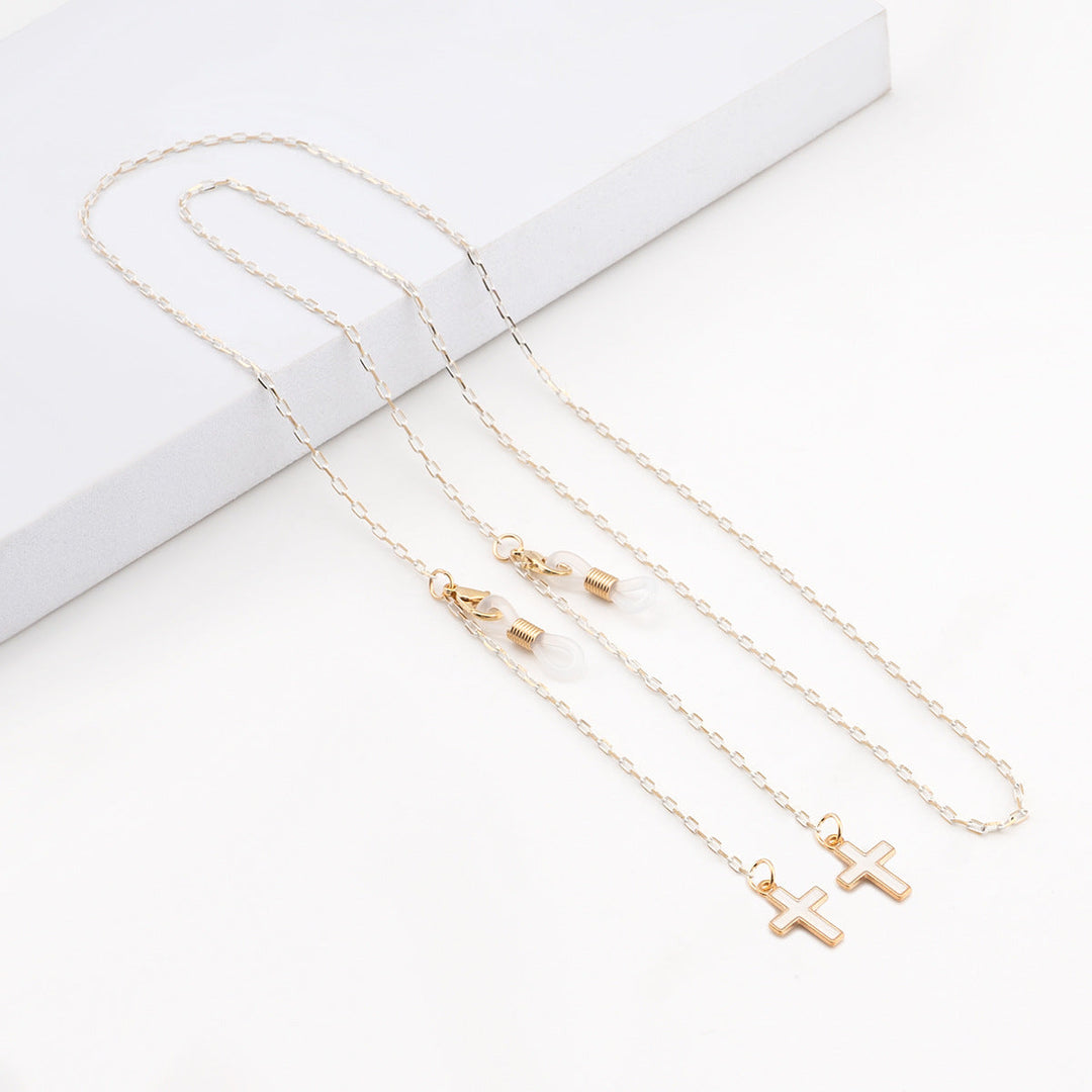 Elegant Geometric Glasses Chain kalsten