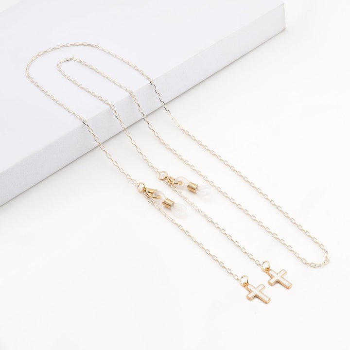 Elegant Geometric Glasses Chain kalsten