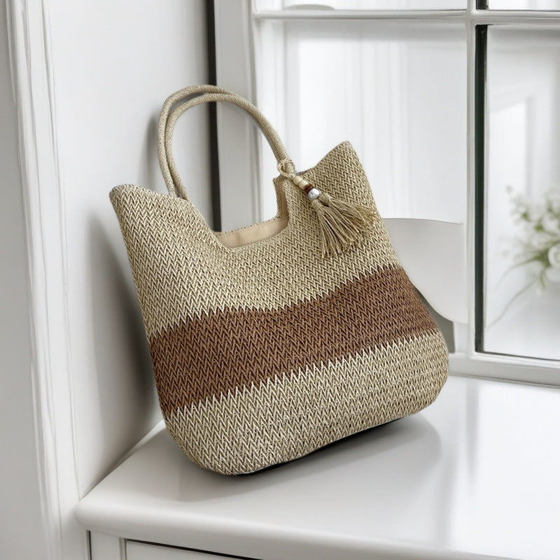 Handcrafted straw bag Kalsten