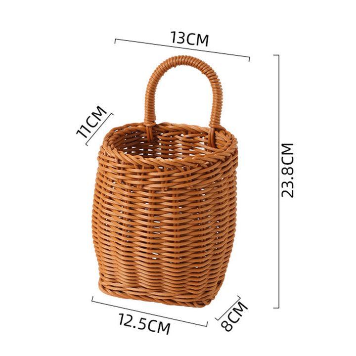 Women's Handwoven Basket with Practical Carry Handle Kalsten