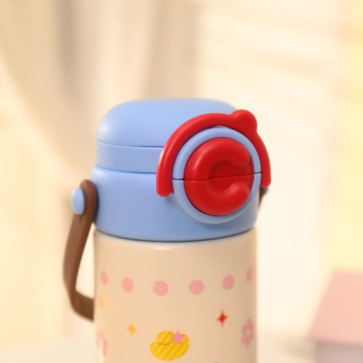 Insulated Stainless Steel Drink Bottle with Cheerful Flower Pattern Kalsten