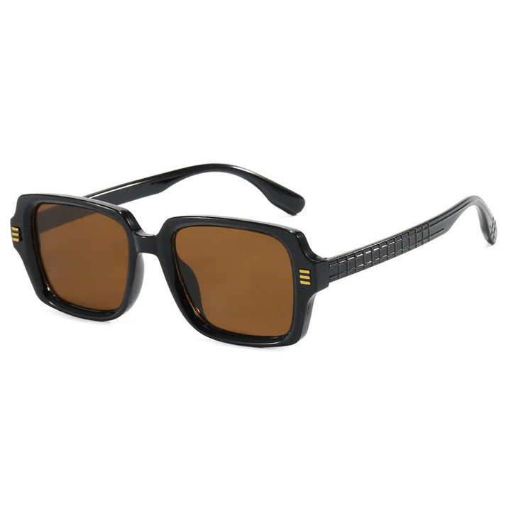Women's fashionable square sunglasses with textured frame Kalsten
