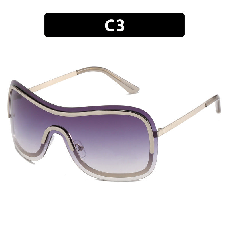 Women's sporty oversized sunglasses with elegant design Kalsten