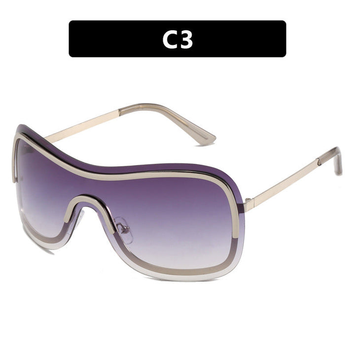 Women's sporty oversized sunglasses with elegant design Kalsten