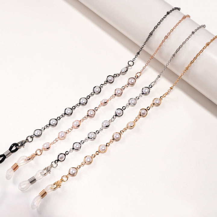 Elegant Pearl Beaded Eyewear Chain Kalsten