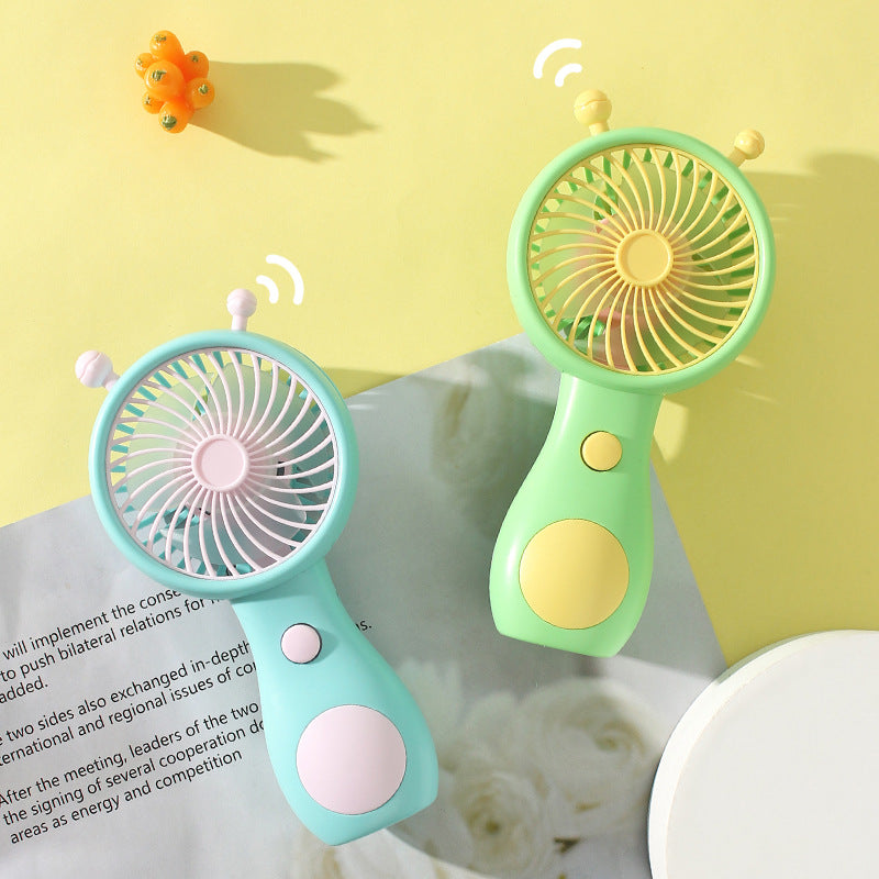 Unisex Portable Hand Fan with Flexible Handle and Stylish Design Kalsten