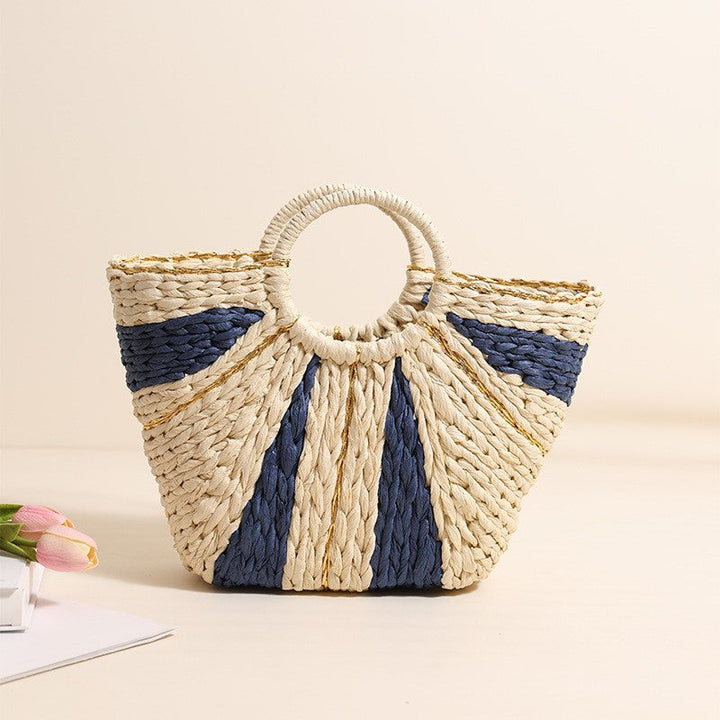 Handcrafted basket bag in modern design Kalsten