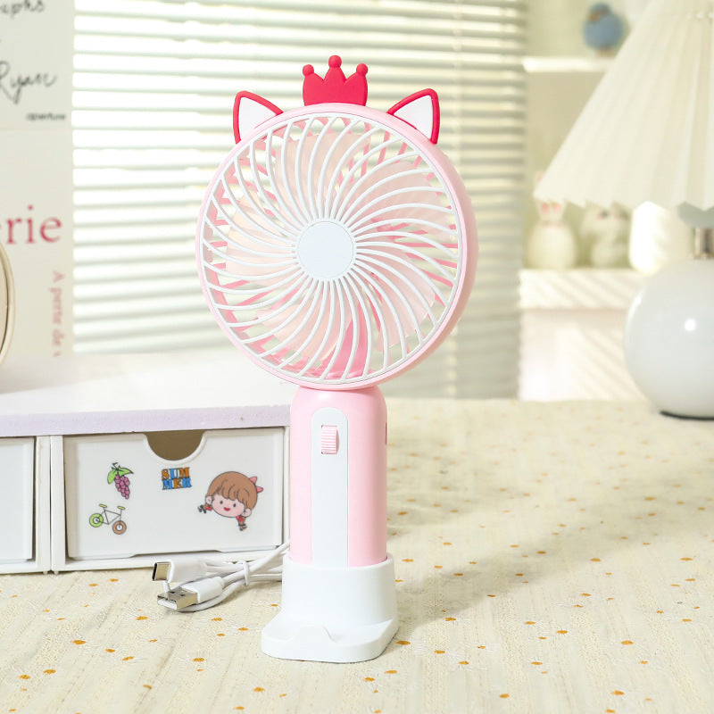 Women Portable Handheld Fan with Playful Animal Design Kalsten