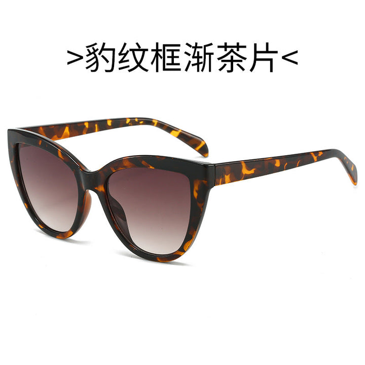 Women's Cat-Eye Sunglasses with Transparent Frame and UV Protection Kalsten