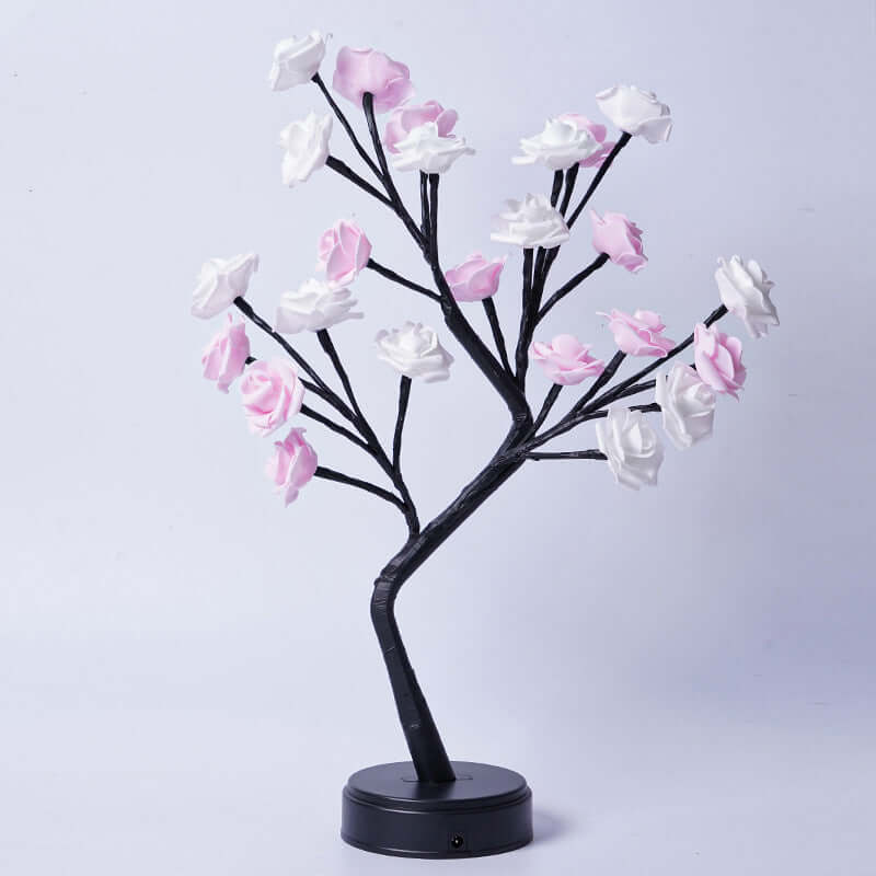 Table Lamp Flower Tree Rose Lamps Fairy Desk Night Lights USB Operated Gifts For Wedding Valentine Christmas Decoration | Kalsten