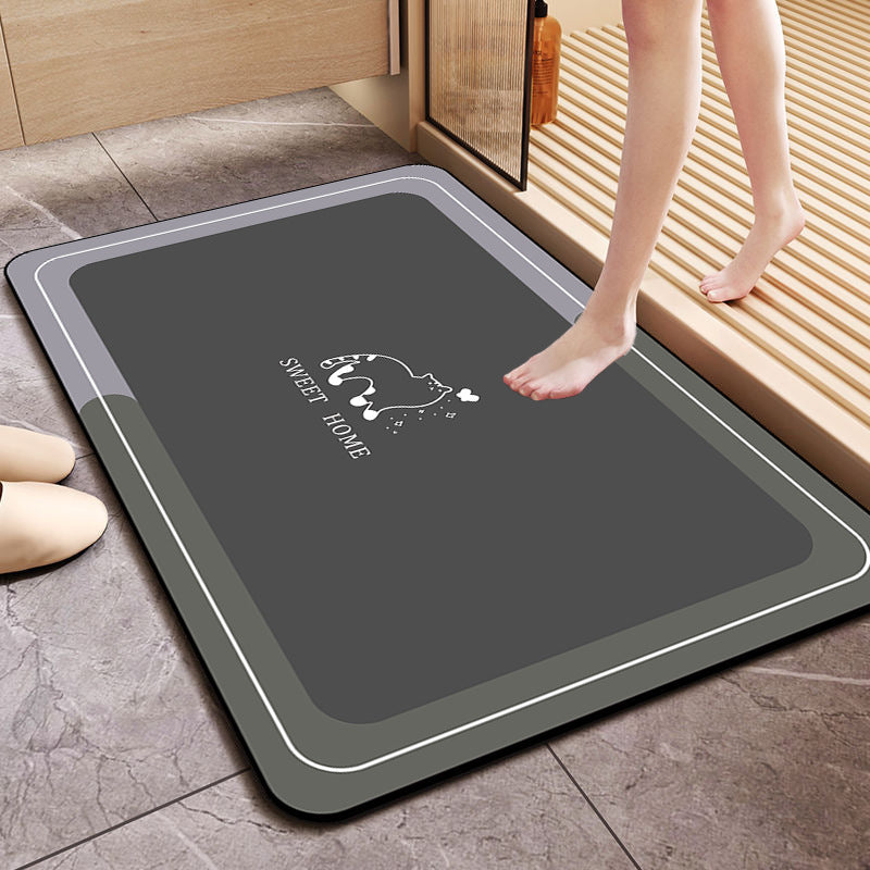 Absorbent Memory Foam Bathroom Mat Kalsten