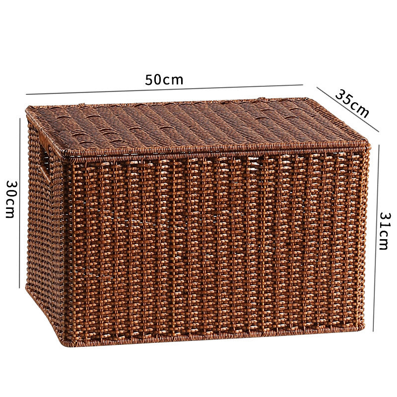 Woven Storage Chest with Built-in Handles Kalsten