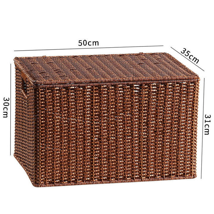 Woven Storage Chest with Built-in Handles Kalsten