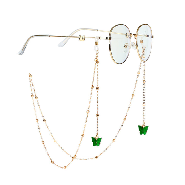 Fashionable sunglasses chains with butterfly pendants Kalsten