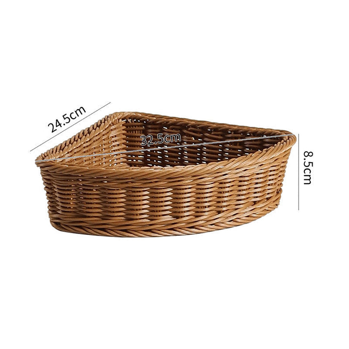 Corner Woven Storage Basket Kalsten