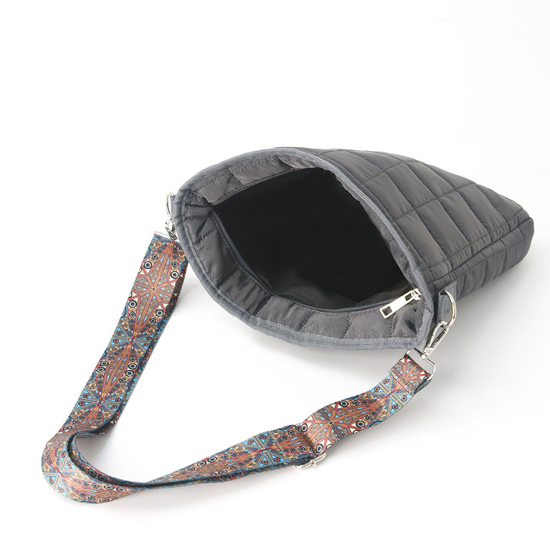 Fashionable shoulder bag with square quilted pattern Kalsten