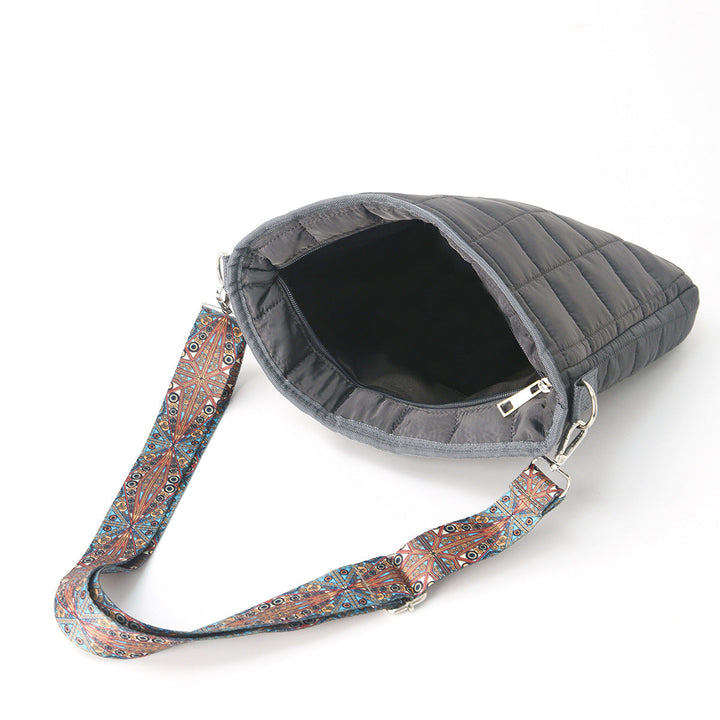 Fashionable shoulder bag with square quilted pattern Kalsten