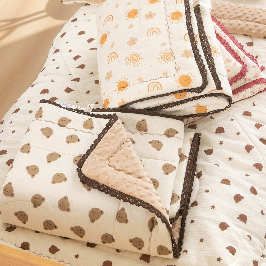Women’s bedspread with high-quality floral design Kalsten