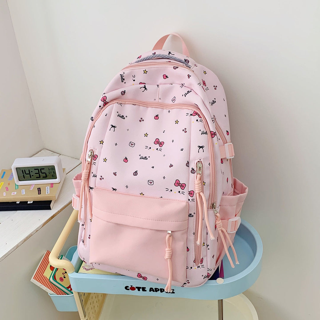 Leisure backpack with charming design and practical compartments Kalsten