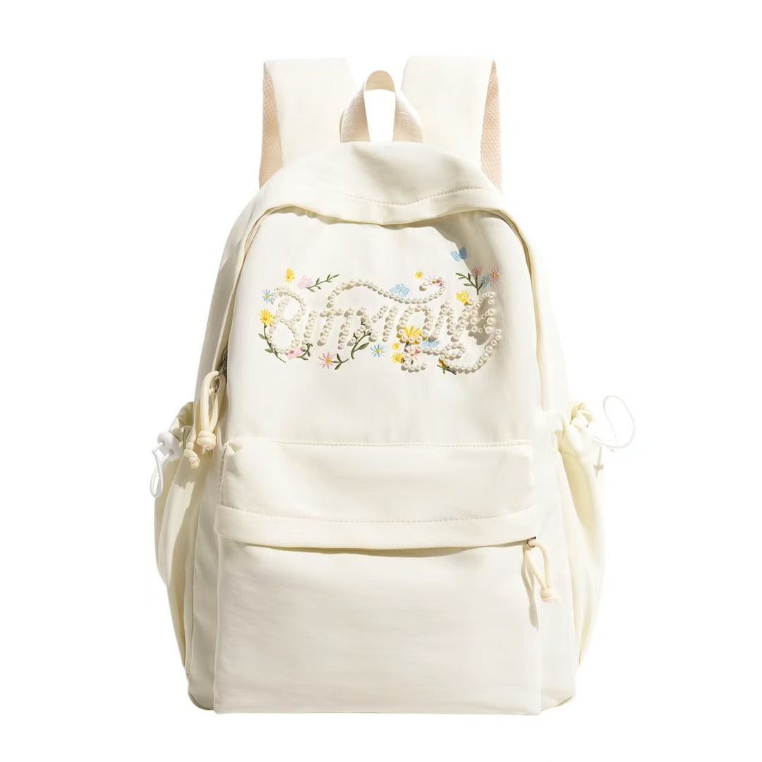 Embroidered Floral Detail Backpack Kalsten