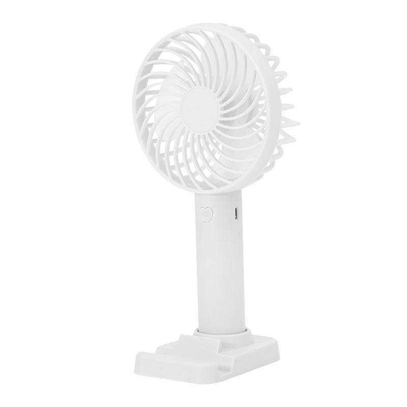 Unisex battery-operated portable fan with USB charging port and foldable stand Kalsten
