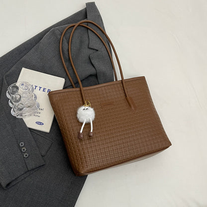 Woven Patterned Shoulder Bag Acalora