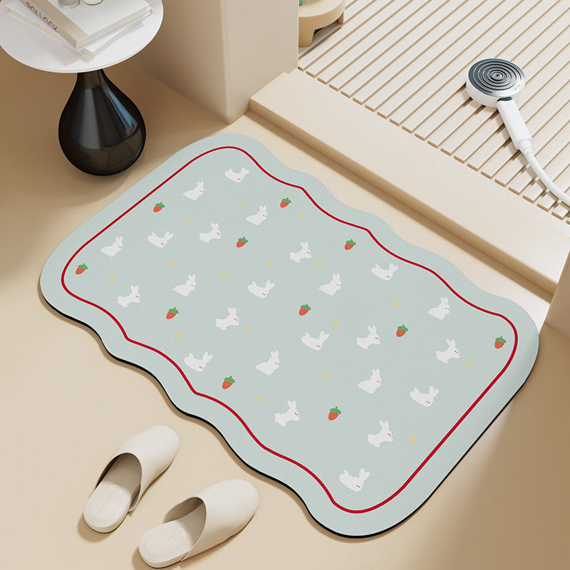 Playful Cat-Themed Area Mat