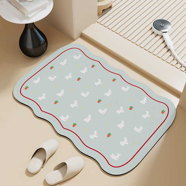 Playful Cat-Themed Area Mat