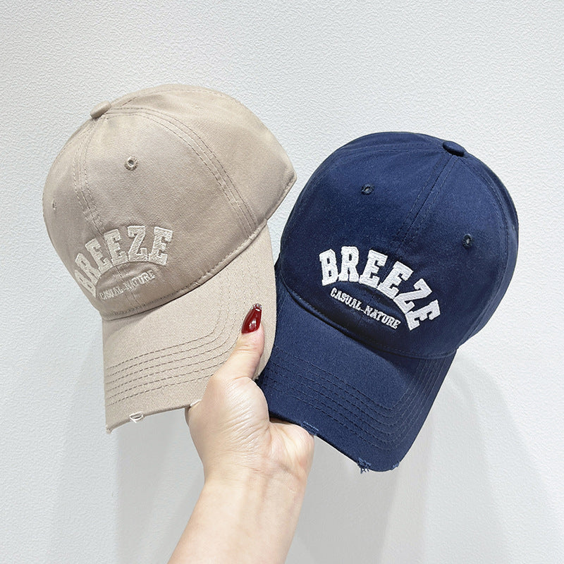 Men's Casual Distressed Cotton Cap Kalsten