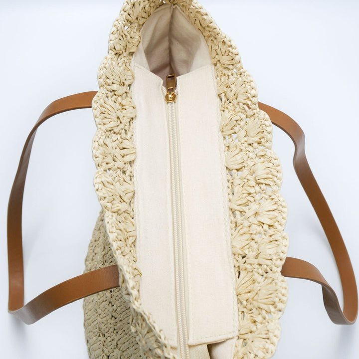 Handcrafted shoulder bag with unique mesh structure Kalsten