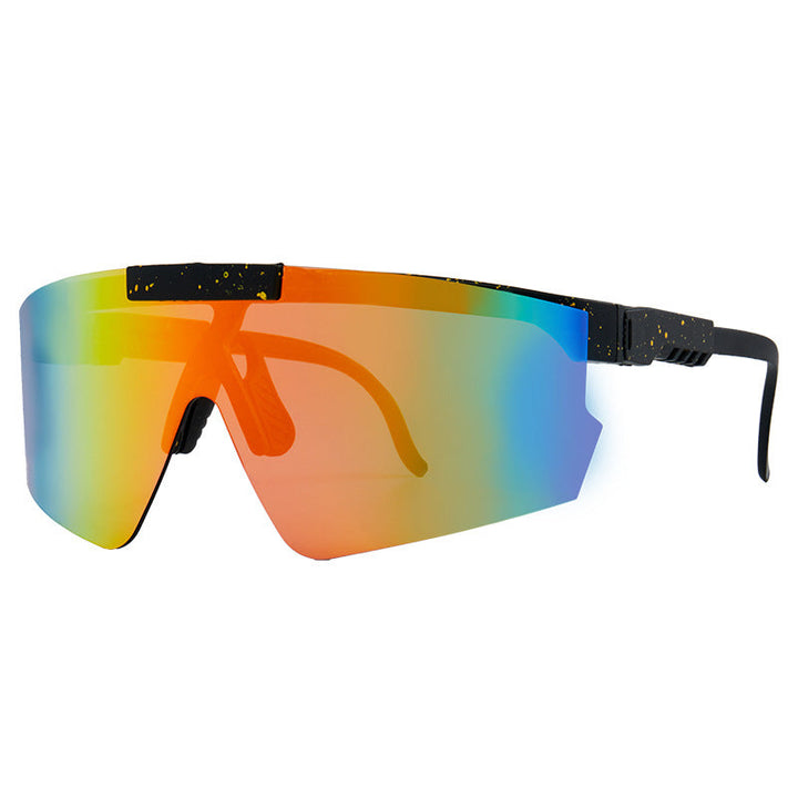 Unisex Futuristic Oversized Shield Sunglasses Kalsten