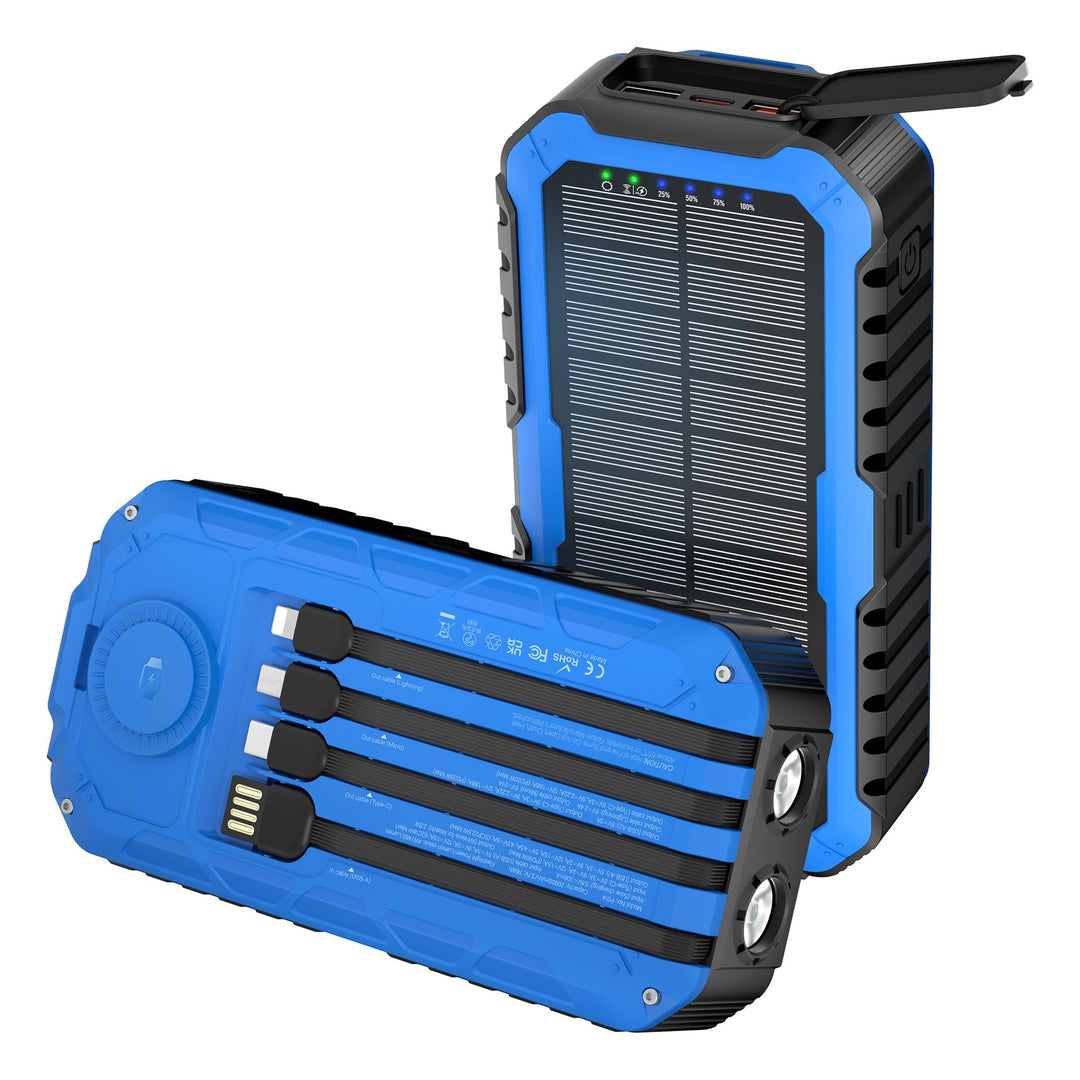 Multifunctional Solar Power Bank with Integrated LED Light Kalsten