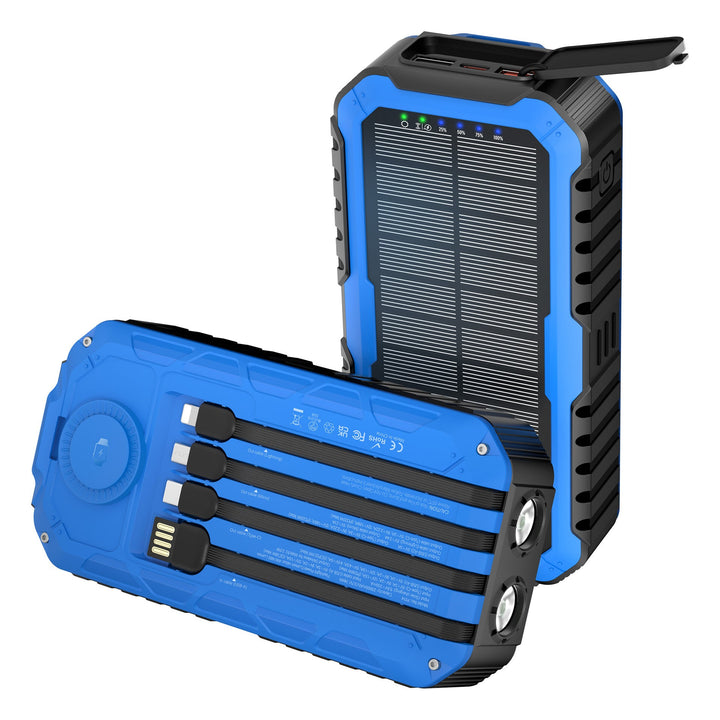 Multifunctional Solar Power Bank with Integrated LED Light Kalsten