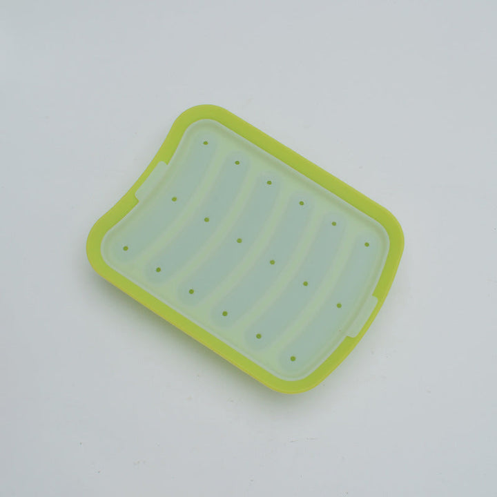 Silicone ice cube mold with integrated cooling design Kalsten