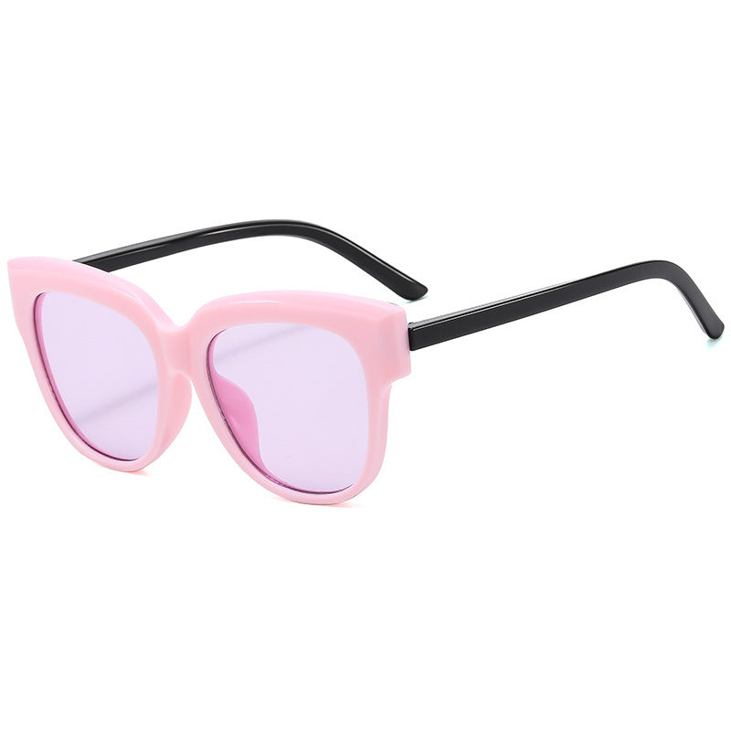 Women's fashionable cat-eye sunglasses with trendy plastic frame Kalsten