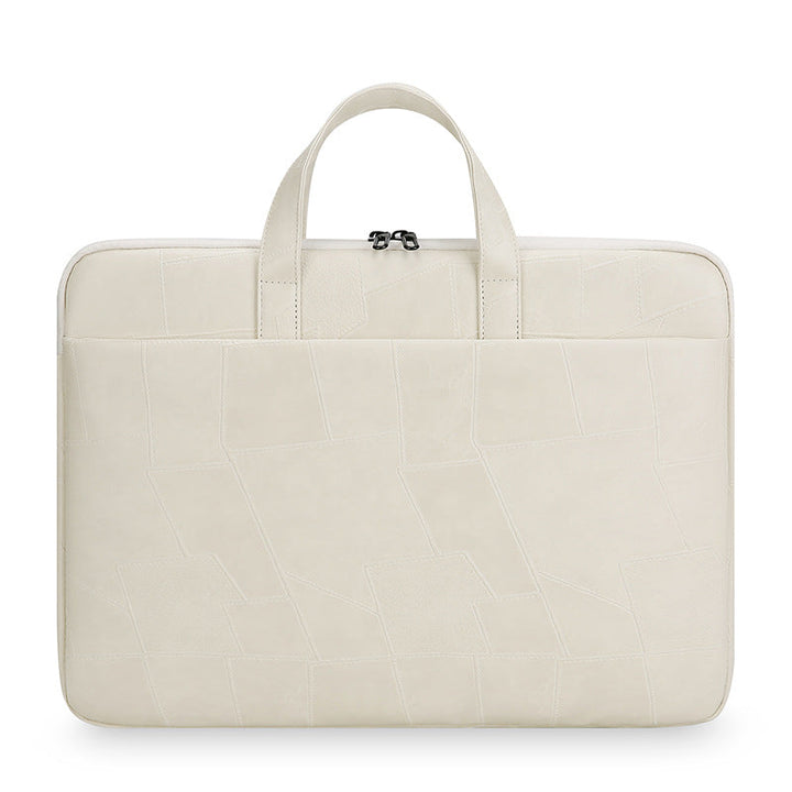 Premium Patchwork Leather Laptop Bag Kalsten