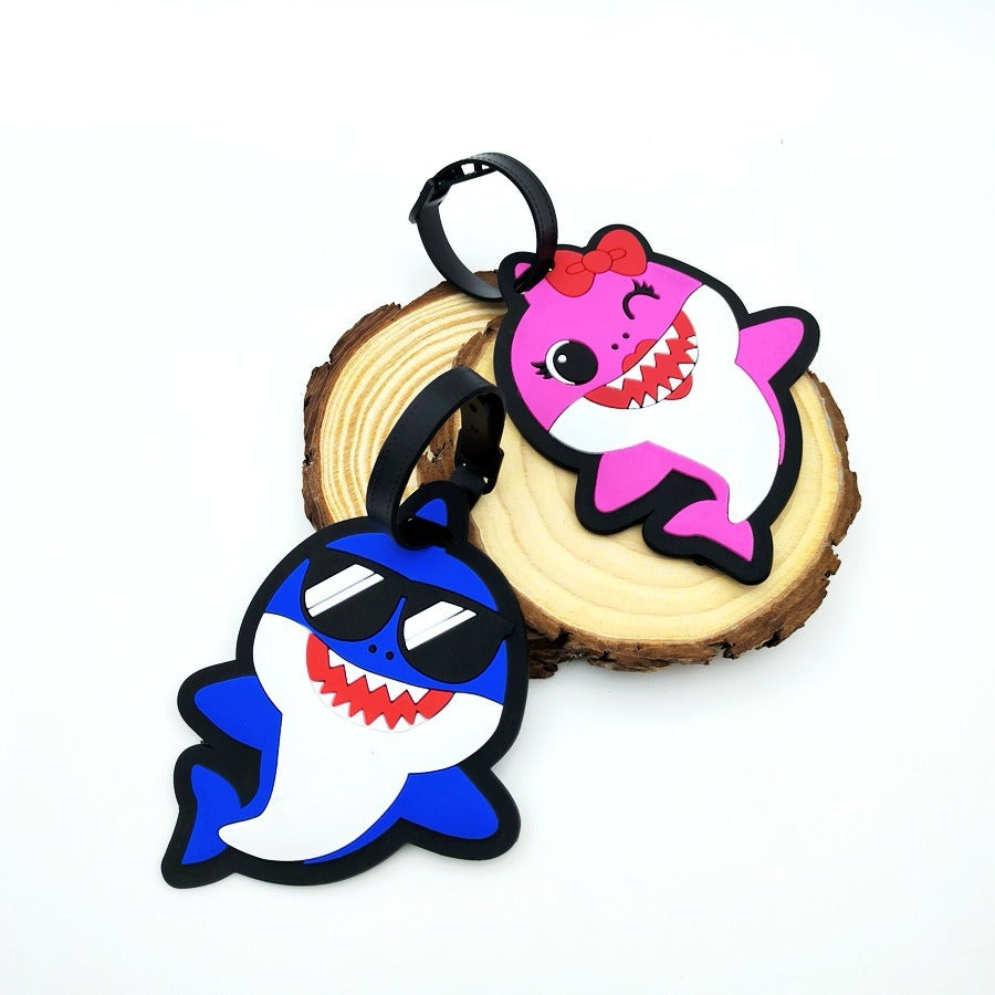 Shark-Themed Luggage Tag Kalsten