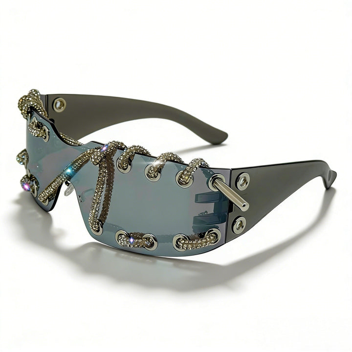 Women's sunglasses with unique lacing design Kalsten