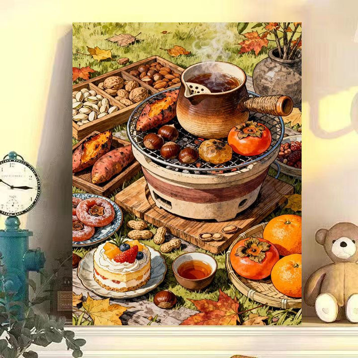 Autumn Harvest Kitchen Art Print Kalsten