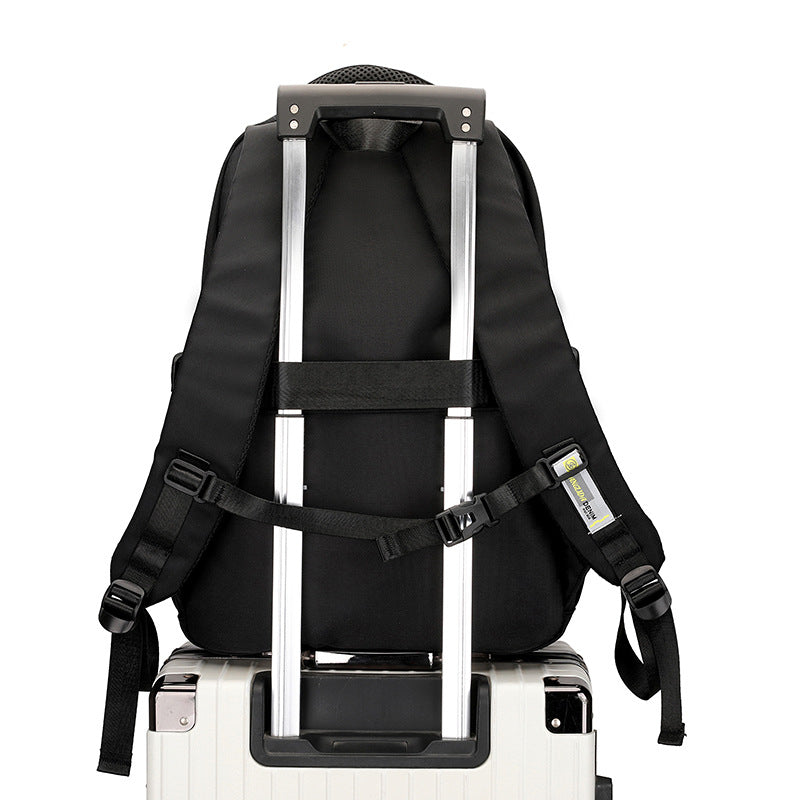 Stylish school backpack with functional compartments Kalsten