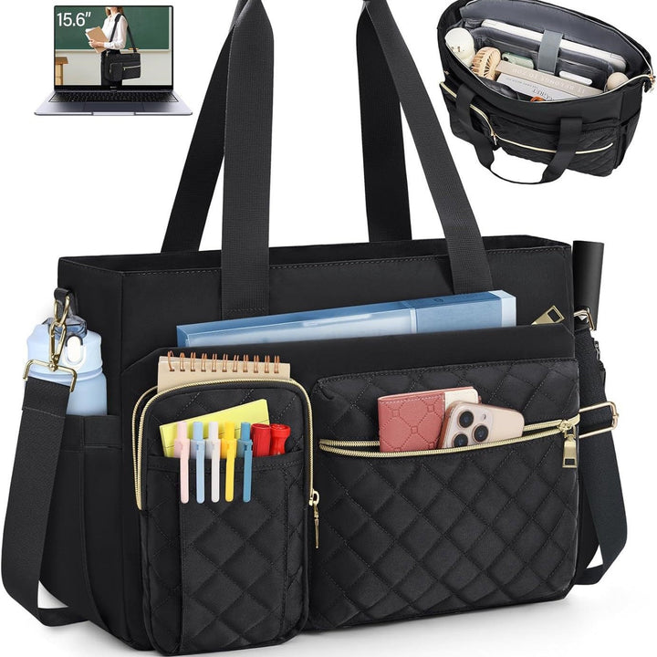 Padded Multi-functional Handbag with Organizer Kalsten