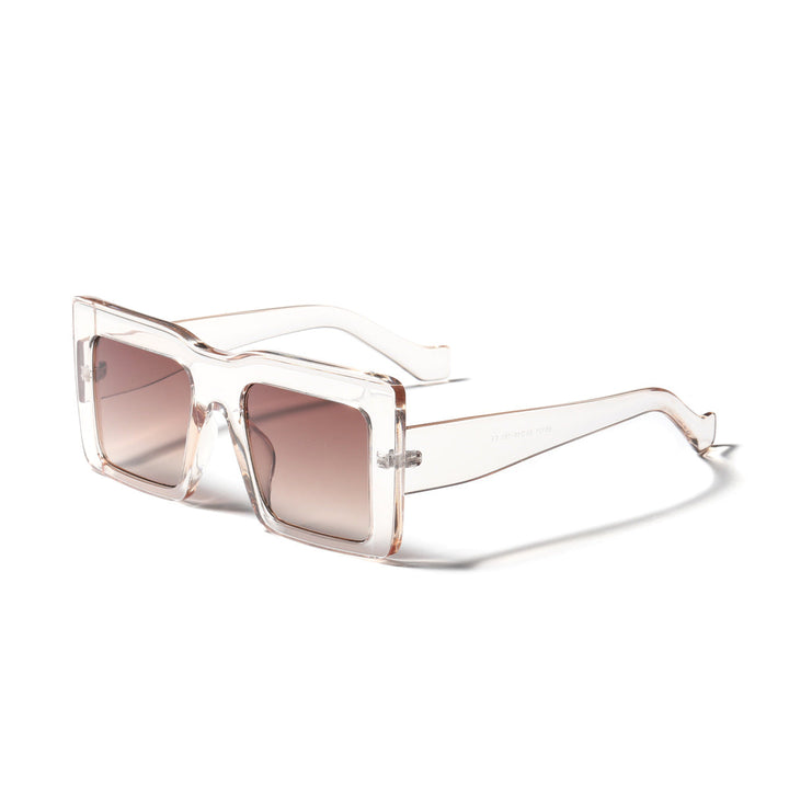 Women square sunglasses with transparent frame and UV protection Kalsten
