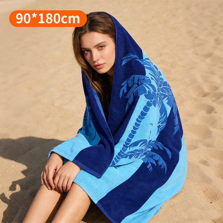 Beach towel with colorful stripe pattern Kalsten