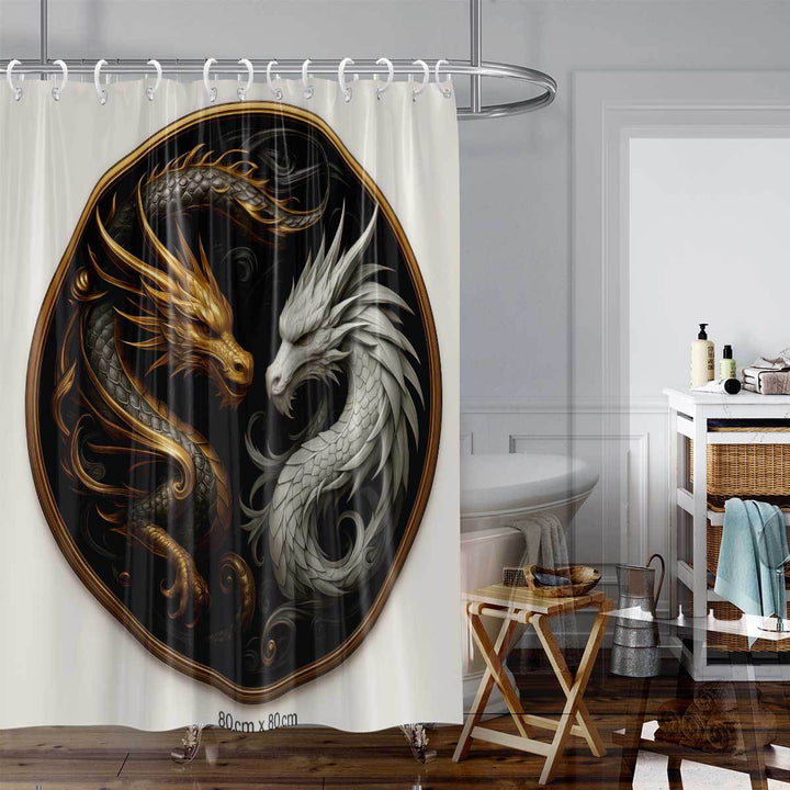 Coastal-Inspired Artistic Shower Curtain Kalsten