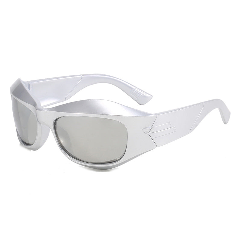 Women Retro Sunglasses in trendy Shield design Kalsten