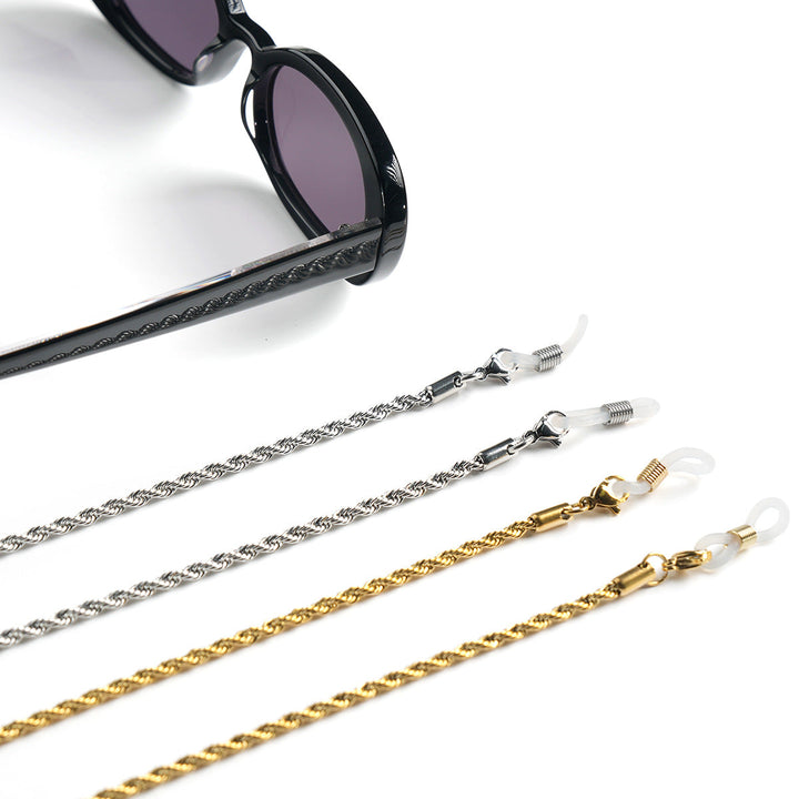 Twisted Metallic Eyewear Chain kalsten