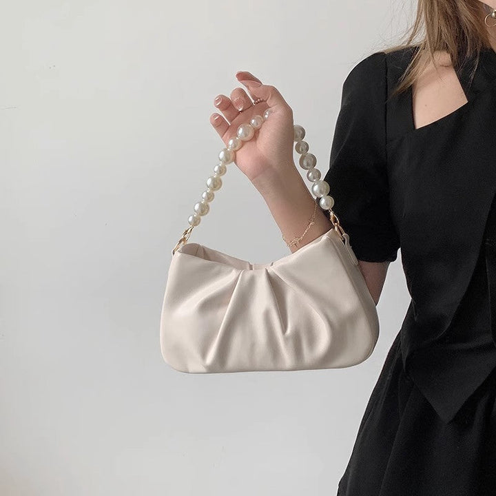 Elegant Pearl-Accent Sling Bag Kalsten