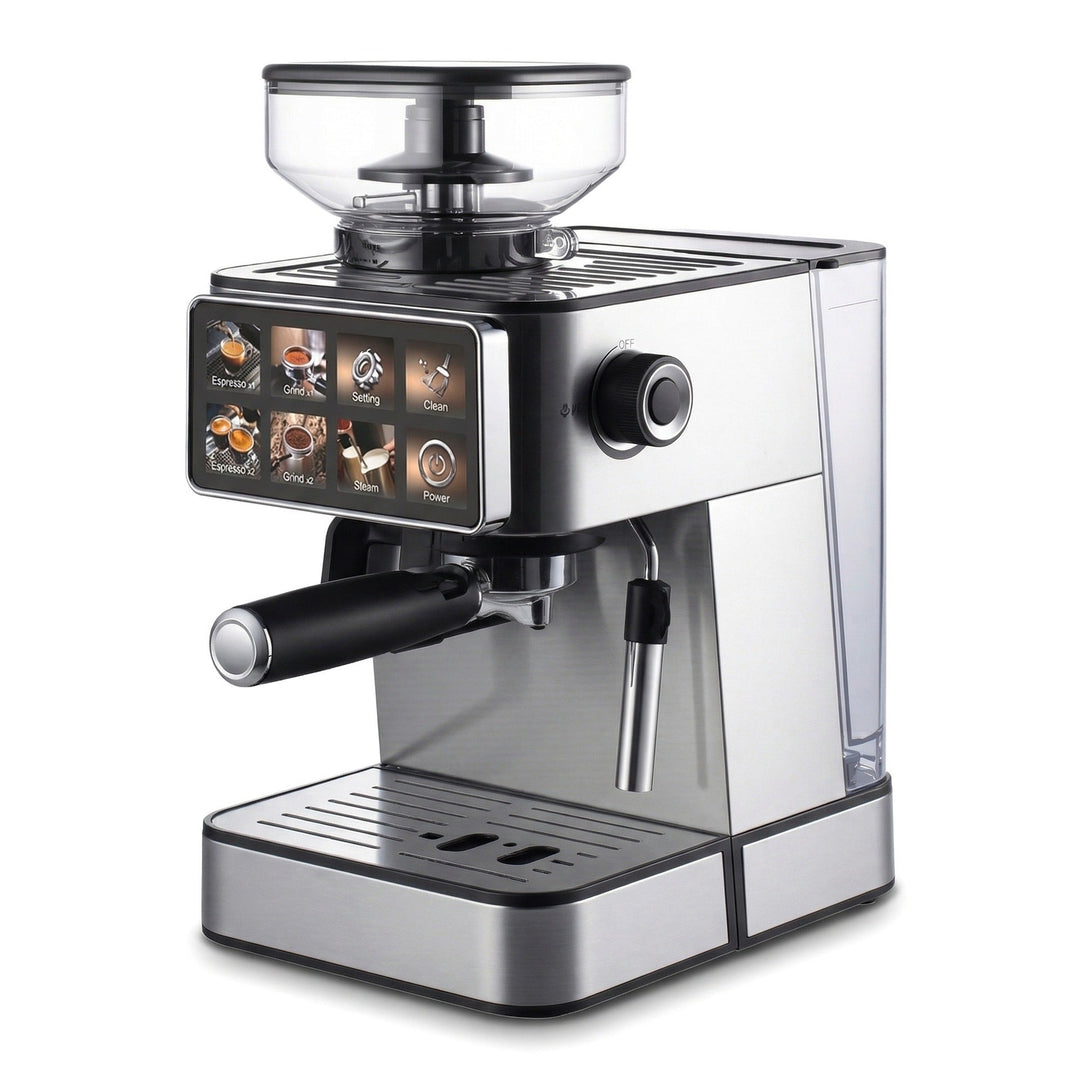 Espresso machine with integrated grinder and digital control Kalsten