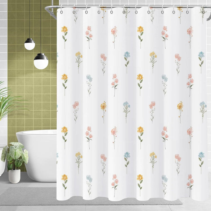 Floral Print Shower Curtain Kalsten