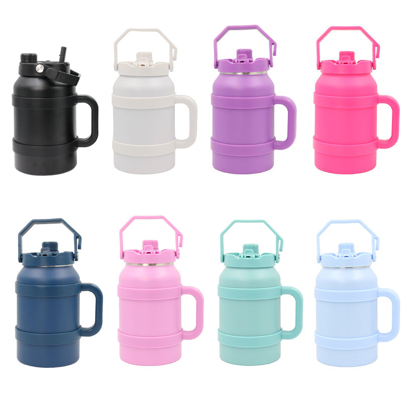 Ladies Insulated Stainless Steel Drinking Bottle with Practical Handle and Double Wall Technology Kalsten